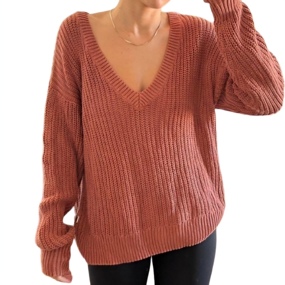 PINK Victoria’s‎ Secret Oversized Crochet Jumper/Sweater Size XS